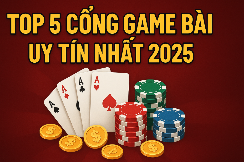 Top 5 Cổng Game Bài Uy Tín Nhất 2025 – Lựa Chọn Hoàn Hảo Cho Game Thủ Việt
